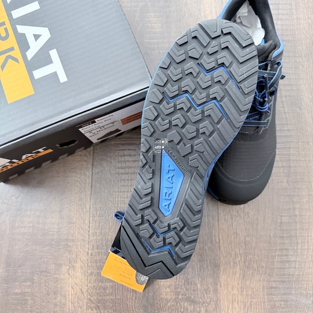 NWT ARIAT Work Outpace Day One Comp Toe | Black/Baltic Blue | 8D - Picture 8 of 8